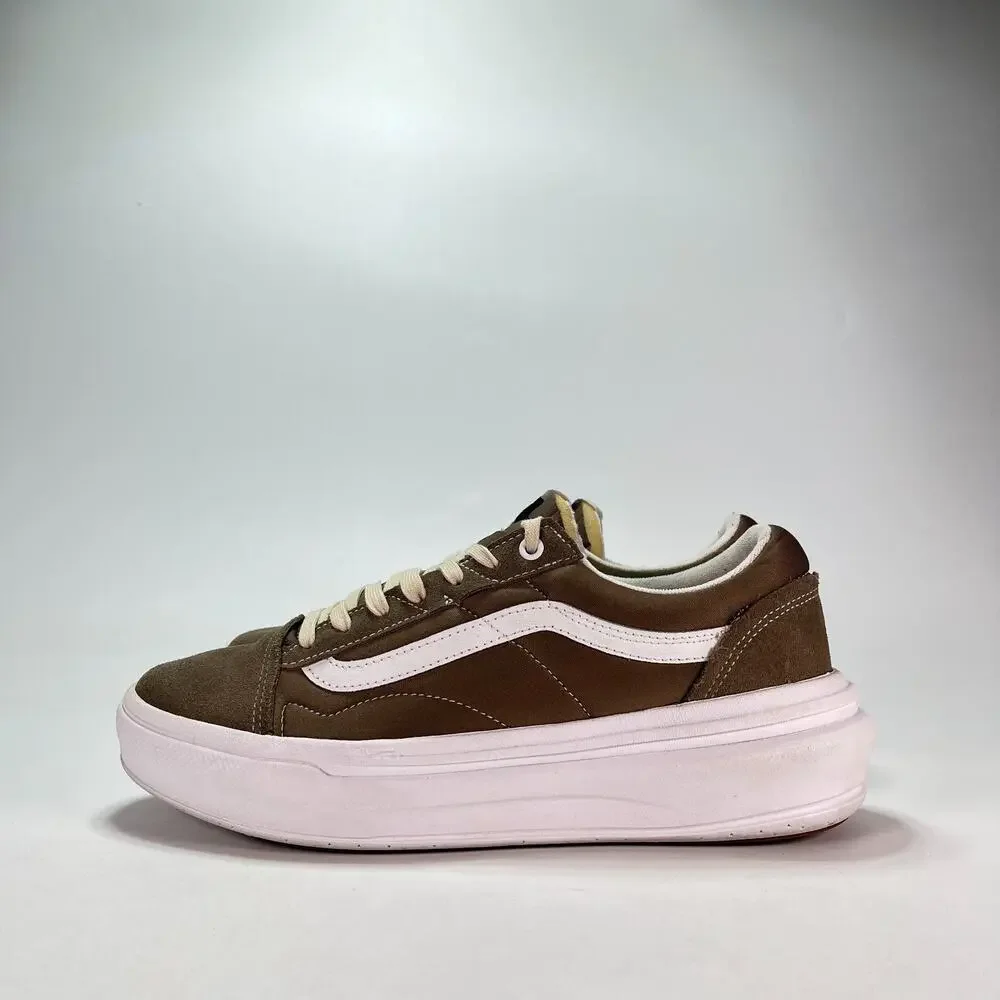 Vans Old Skool Overt CC Walnut Brown Platform Casual Sneakers 721356 Men's Sz 12